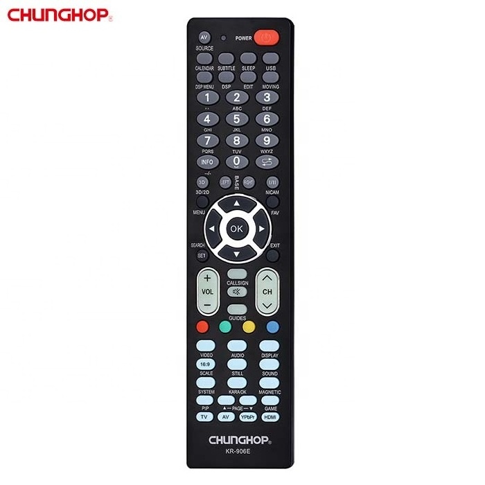 Chunghop KR-906E Konka TV Remote Control as Original Same Function of Konka Replacement Remote