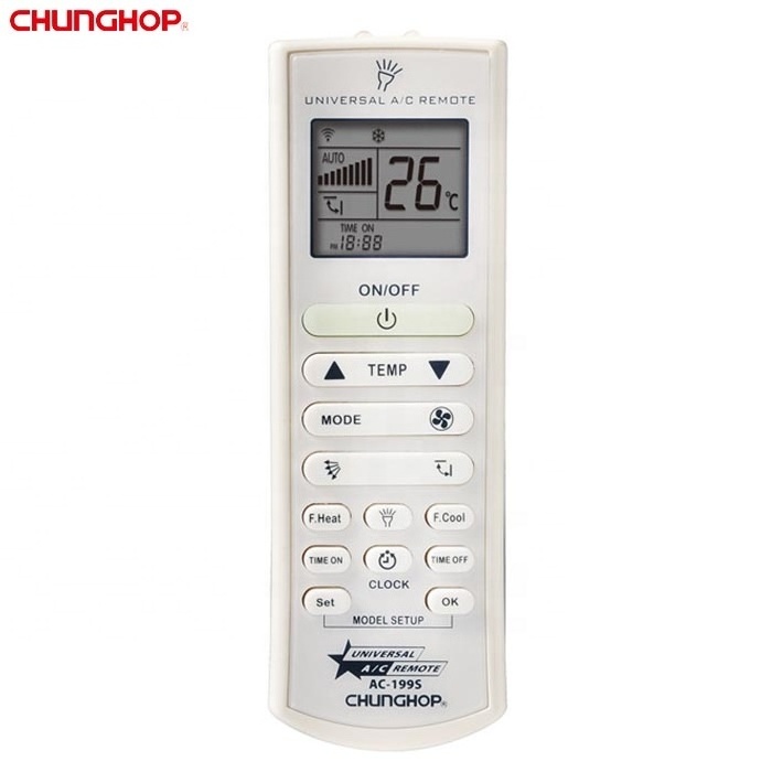 AC-199S infrared wireless ac remote control factory aircon remoto