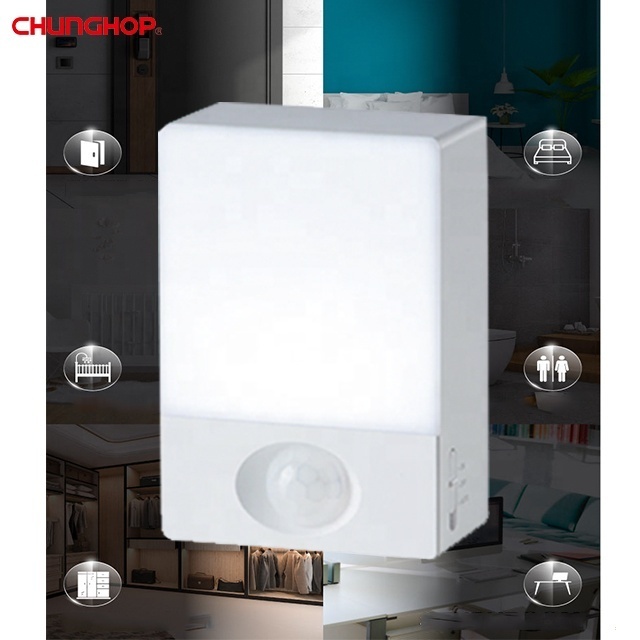 wholesale S-140E battery movable led lamp induction light pir motion sensor night light led