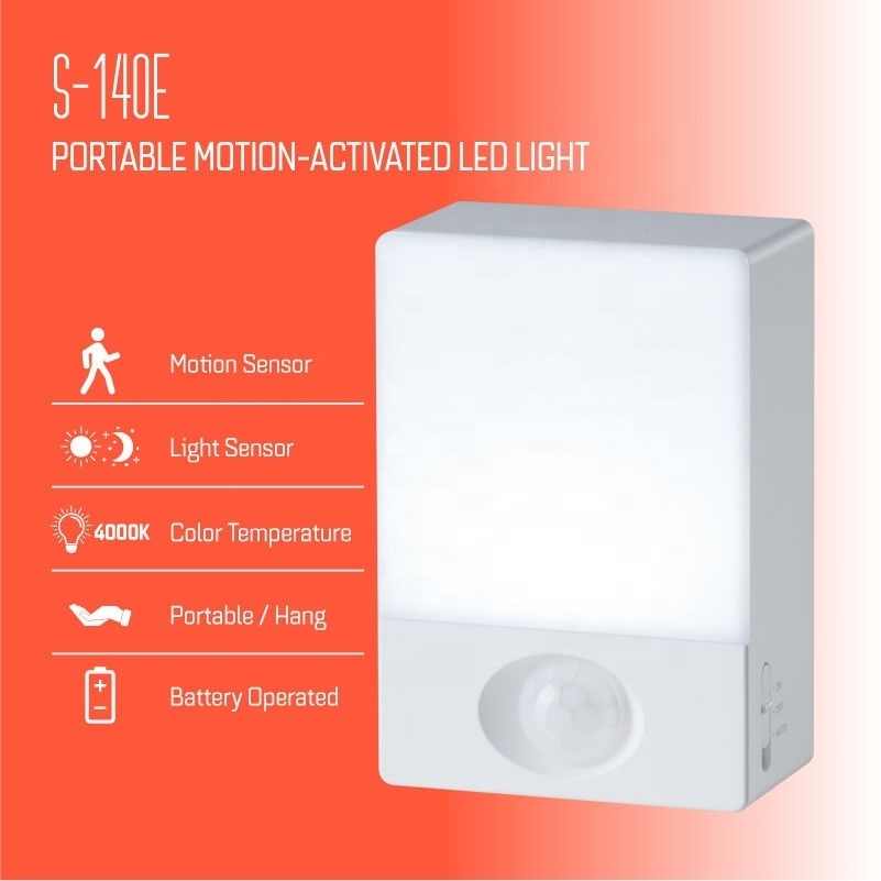 automatic sensor led night light indoor cabinet kitchen light human motion sensor light