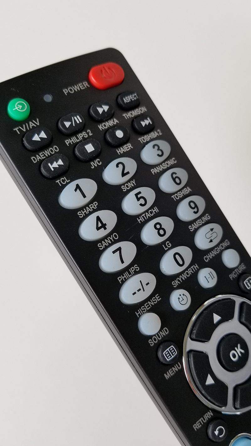 Chunghop KR-906E Konka TV Remote Control as Original Same Function of Konka Replacement Remote