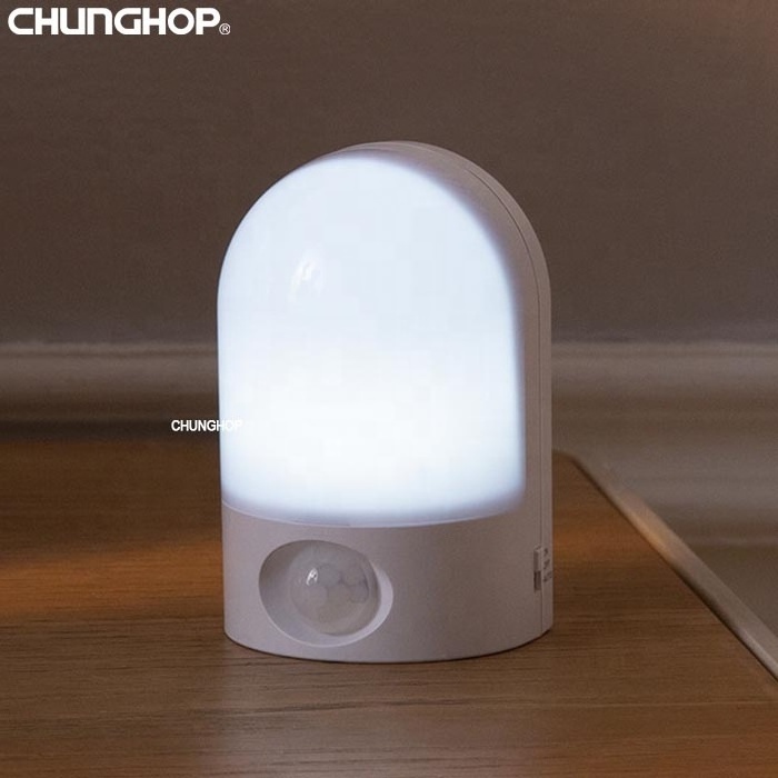 SD-650E Battery Operated White Cordless Led Motion Sensor Light Night