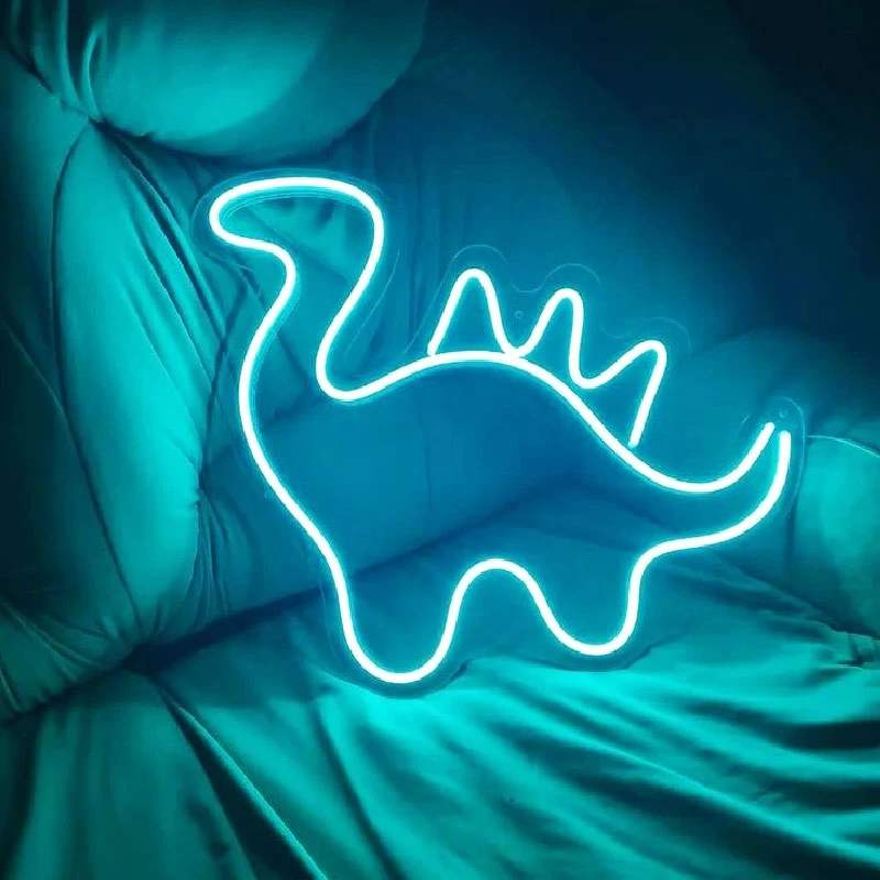 LED Bat Neon Sign Light Halloween Wall Bedroom Party Decor Lighting