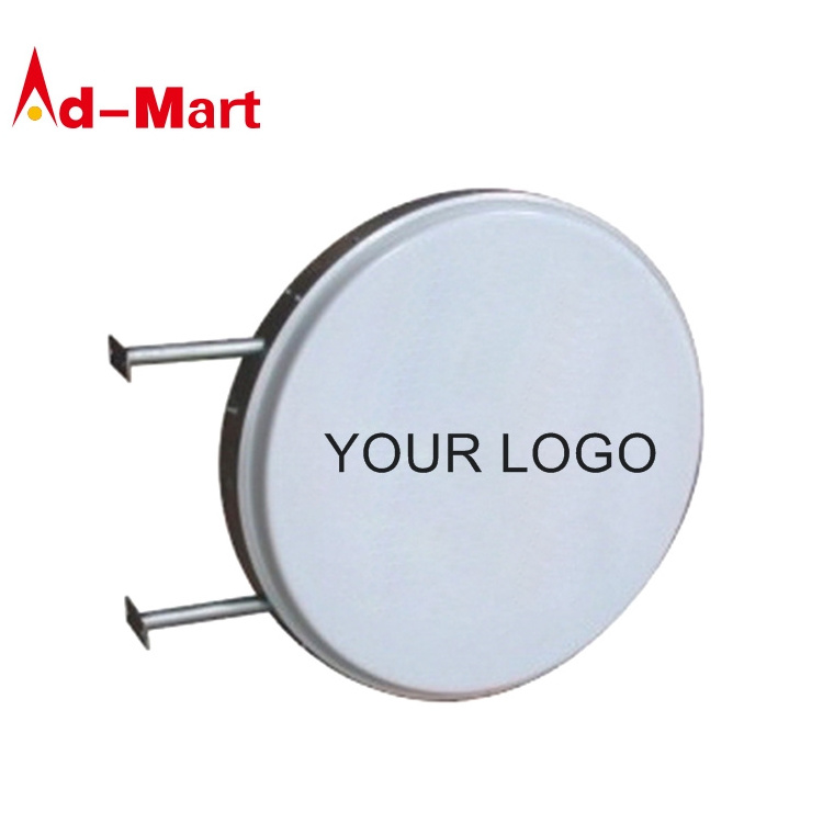 Factory Customized Outdoor Round Plastic Vacuum Forming Advertising Led Vacuum Light Box