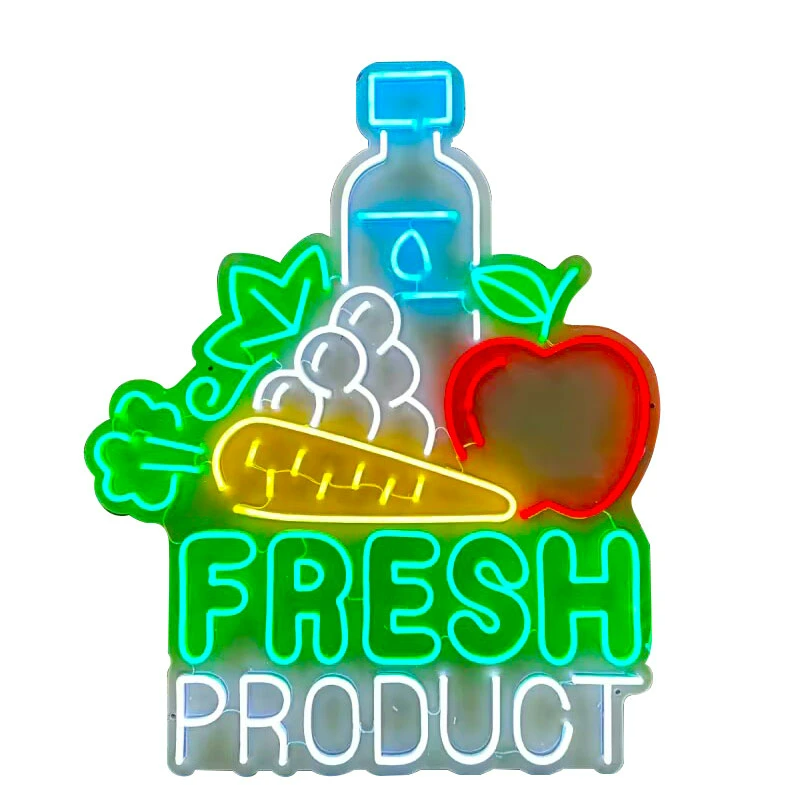 Wholesale Fresh Fruit Peach LED Neon Sign