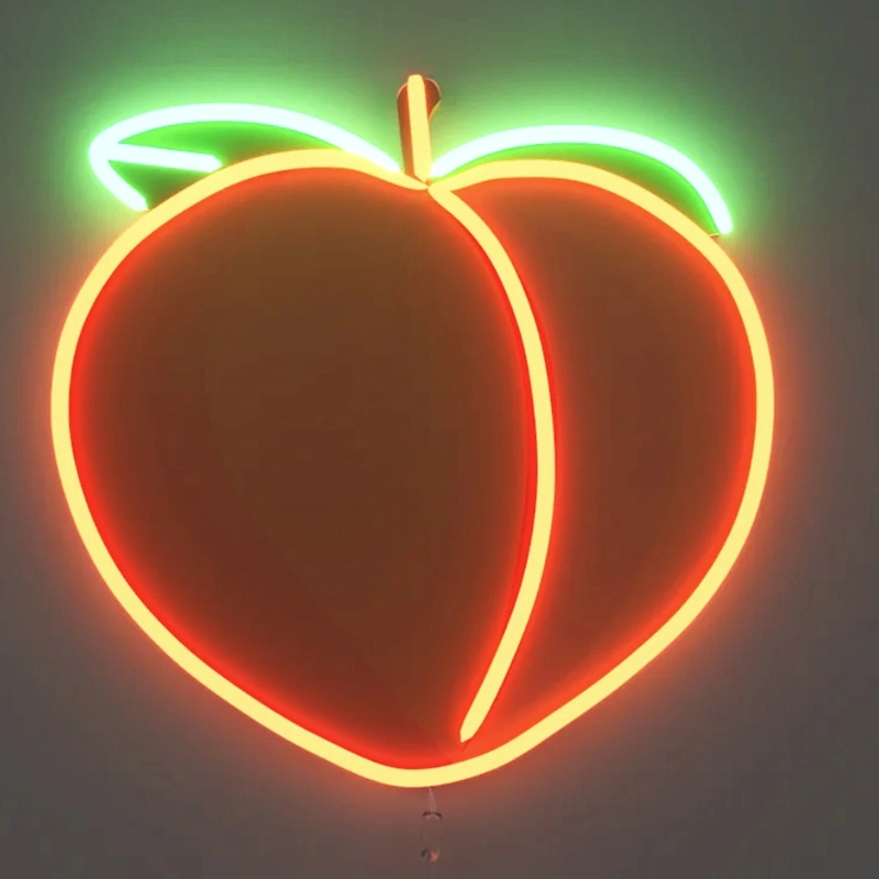 Wholesale Fresh Fruit Peach LED Neon Sign