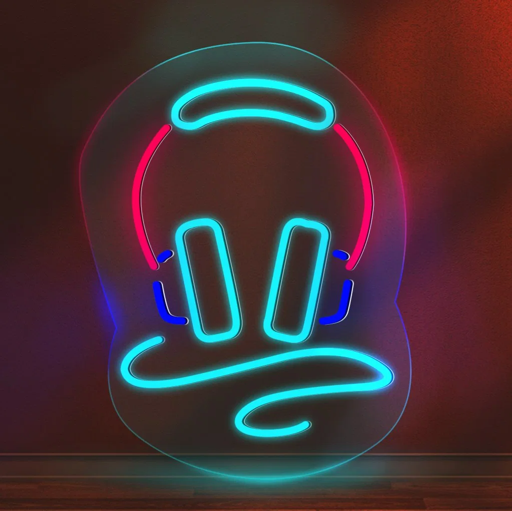 Alien Hello Hand Gesture LED Neon Light