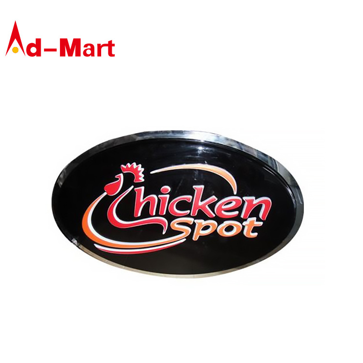 Led Light Boxes And Shop Name Board Display Light Box Lightbox Oval Led Scrolling Light Box Sign Outdoor