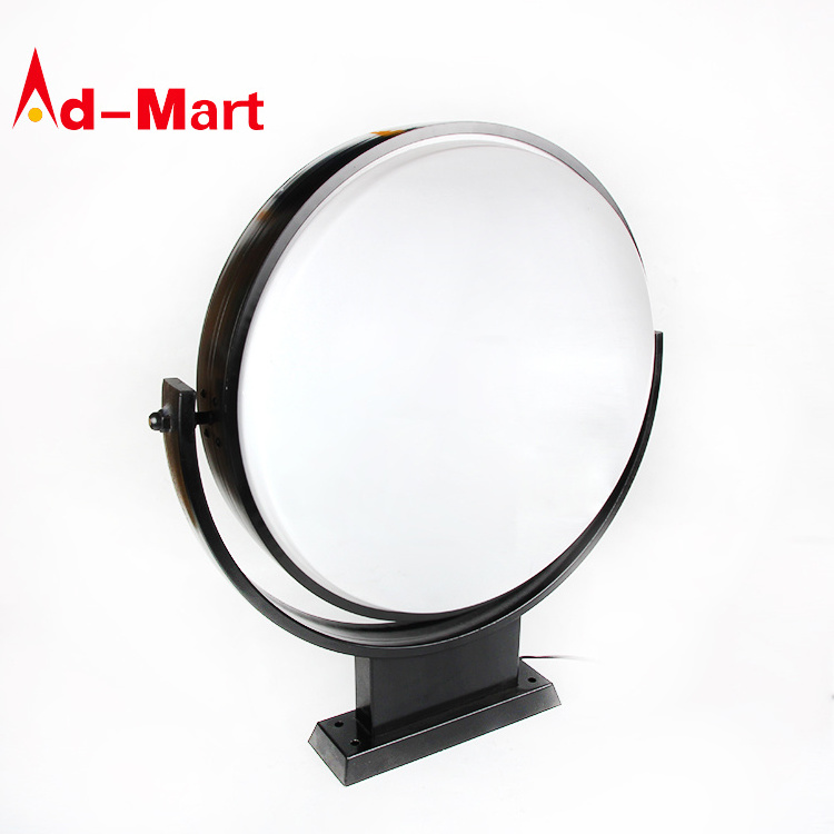 Factory Customized Outdoor Round Plastic Vacuum Forming Advertising Led Vacuum Light Box