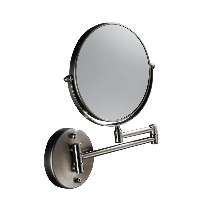 8 inch Bathroom 3X Magnifying Glass Mirror Two Sided Swivel Cosmetic Wall Mounted Mirror