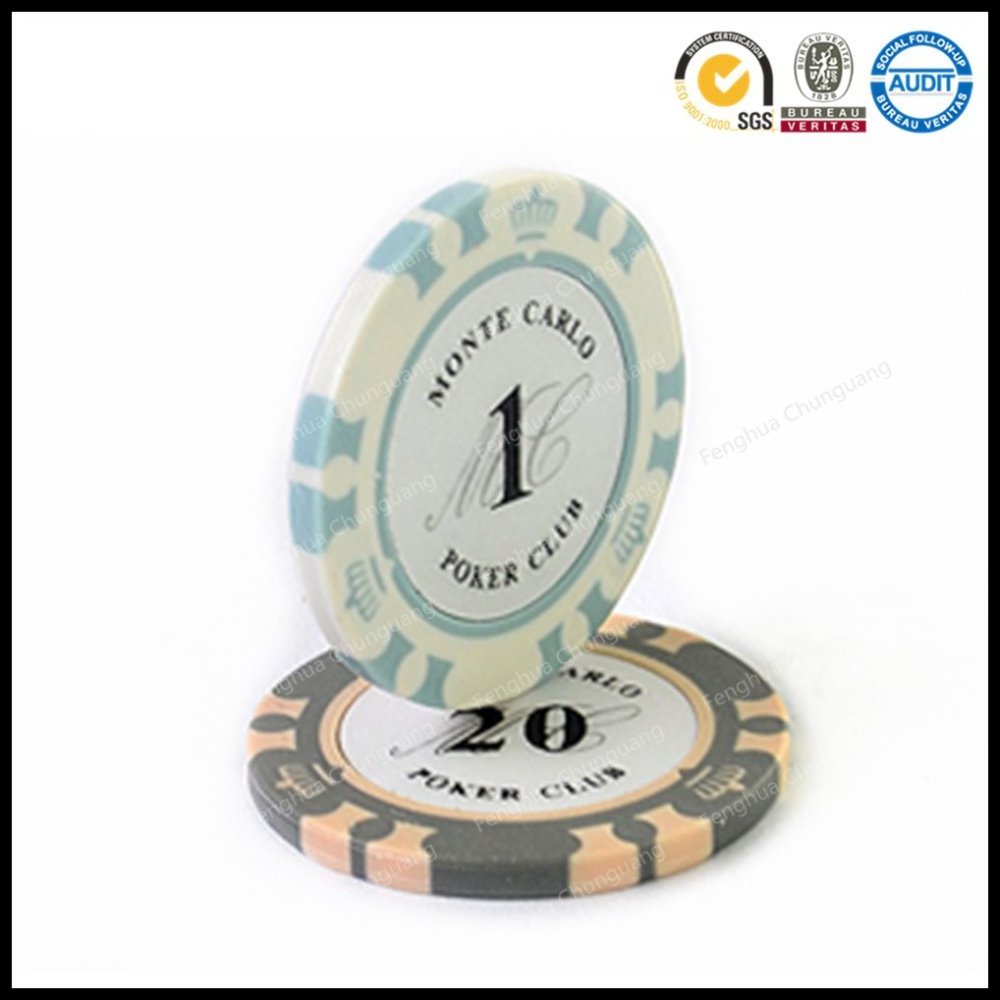 Custom ABS Number Stickers for Poker Chip