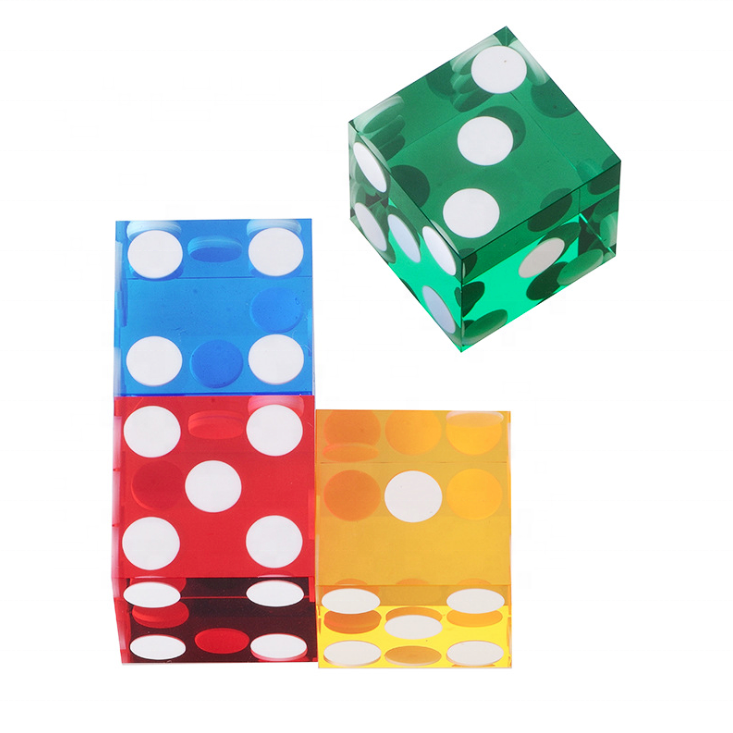 High Strength Acrylic Casino Dice