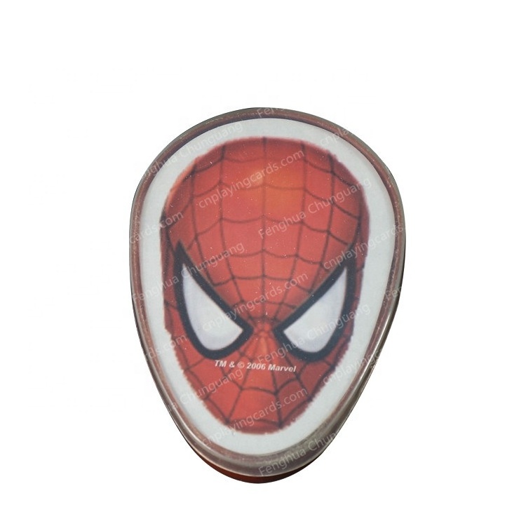 Spider man shape playing cards card game