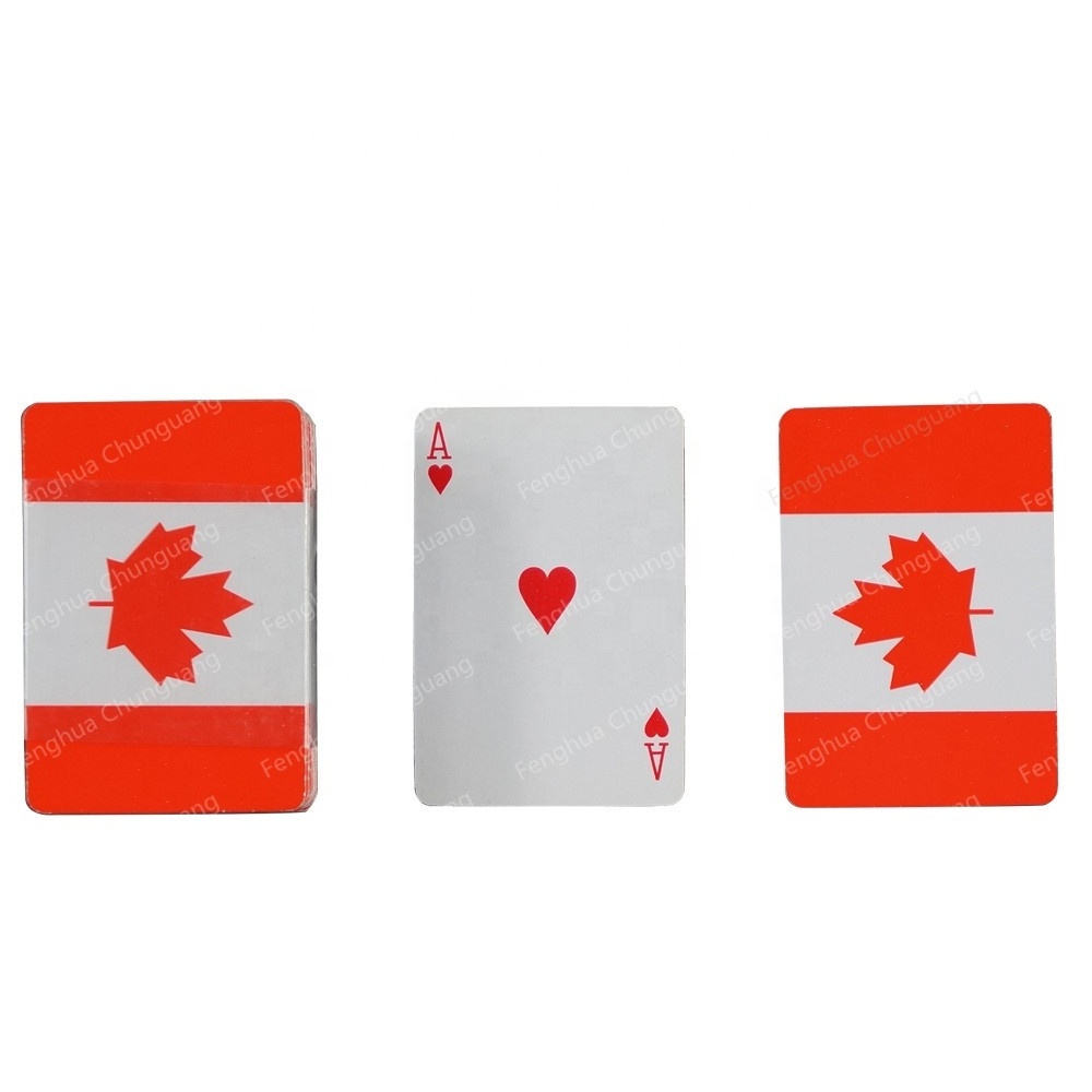 Art Paper Canada Mini Playing Cards Trading Card Game Printing