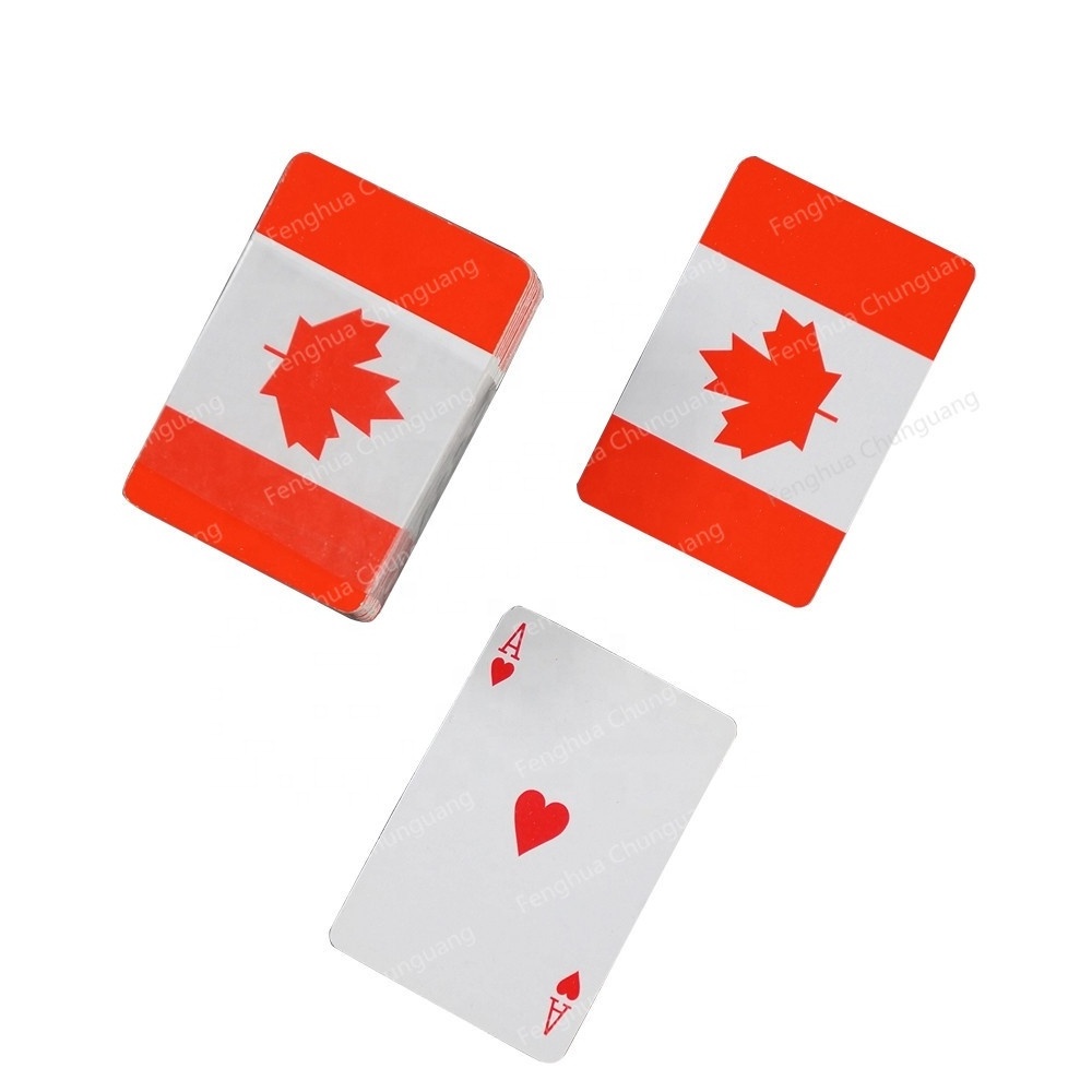 Art Paper Canada Mini Playing Cards Trading Card Game Printing