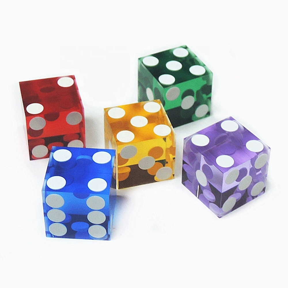 High Strength Acrylic Casino Dice