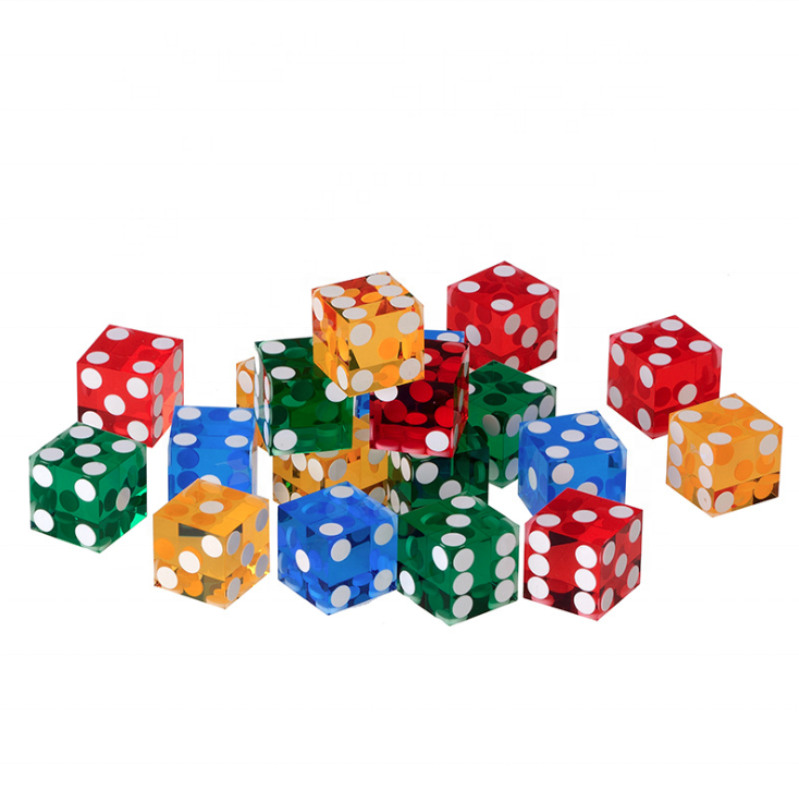 High Strength Acrylic Casino Dice