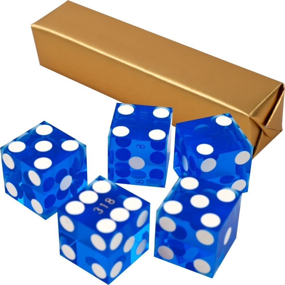 High Strength Acrylic Casino Dice