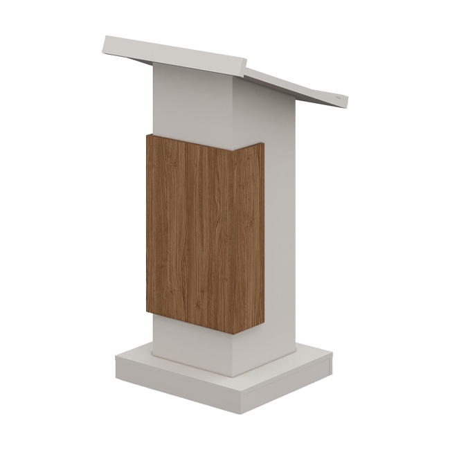 Modern customization Wooden Podium for Church Pulpit and Rostrum School Speech Desk and Concert Podium school