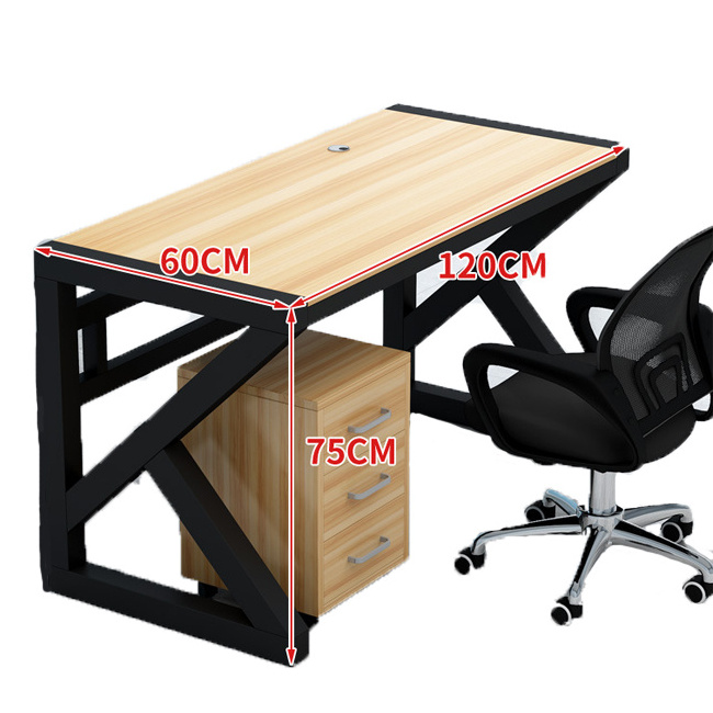 Modern Simple Wooden Design White Clerk Work Tables For Staffs Home Furniture Computer Office Desks