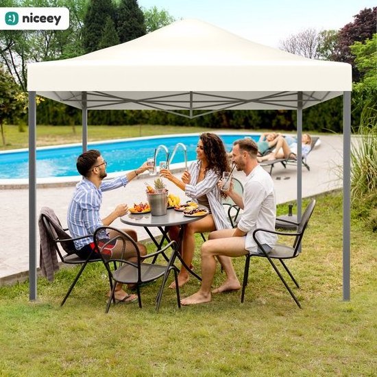 LINYI CHUNHE White 10x10 Waterproof Pop Up Gazebo Printed Canopy Tents Trade Show Canopy Tent