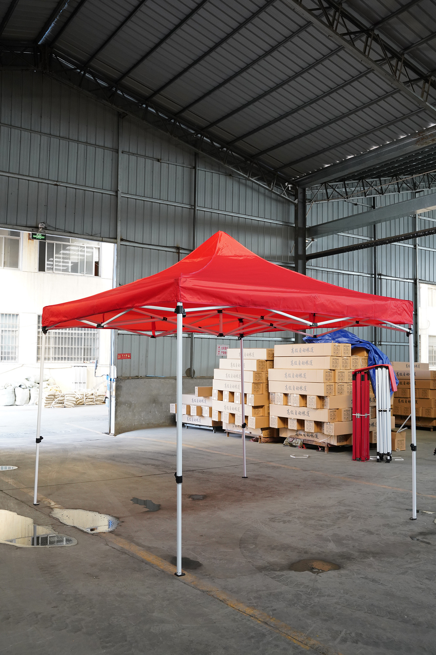 Cheap Portable 3x3 Folding, Pop Up Gazebo With Side Walls Printed Canopy Tents For Trade Shows Aluminum Outdoor Waterproof