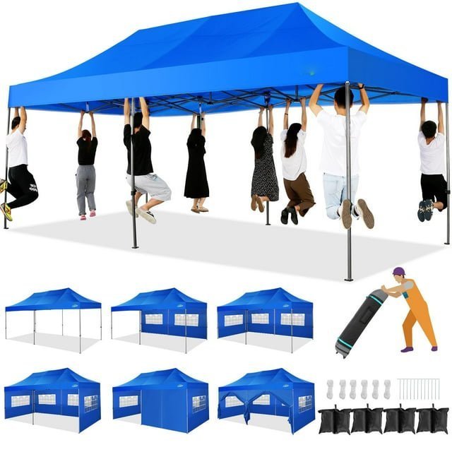 Custom Big Outdoor branded 40mm Commercial Folding Big  popup gazebo 20x10 3x6 10x20 10 X 20 Canopy Trade Show Tent Tent