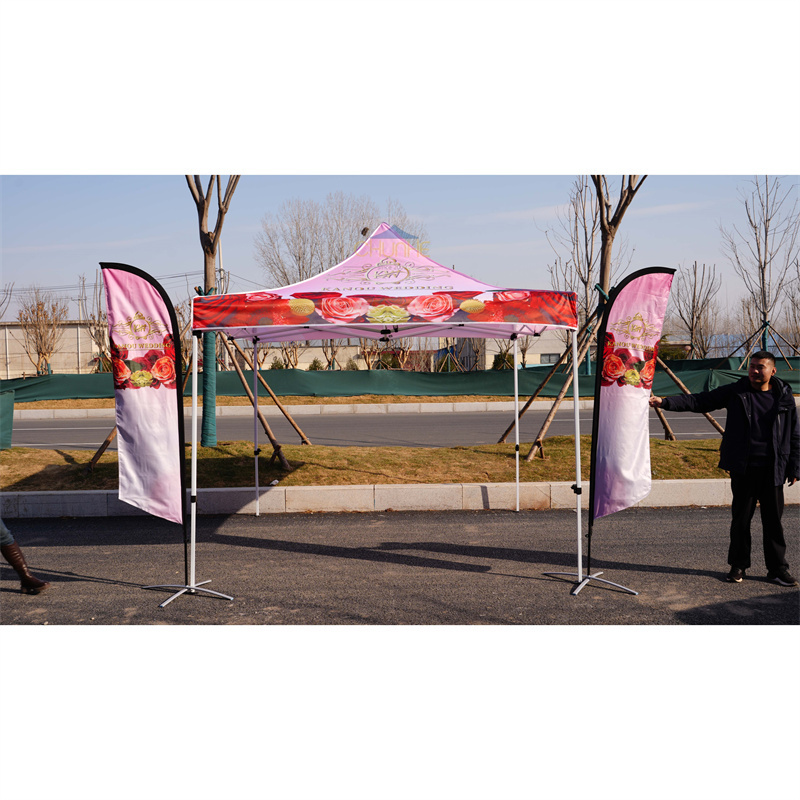 Custom big outdoor tent commercial trade show tent awning tent popup gazebo 10ft x 10ft strong steel frame