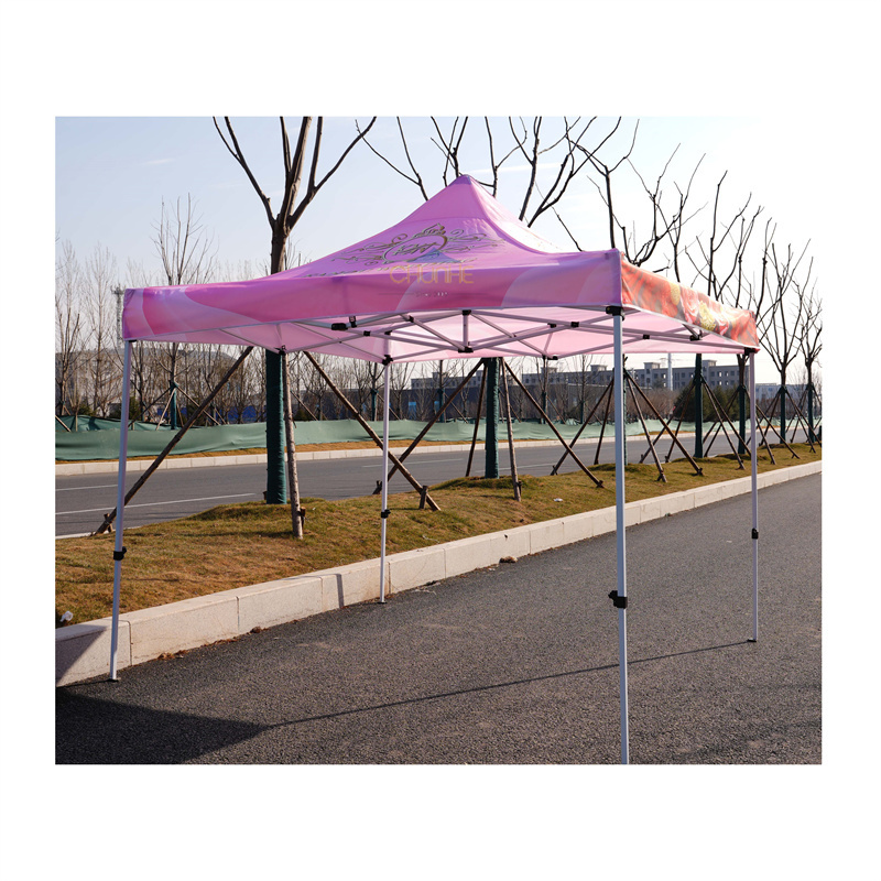 Custom big outdoor tent commercial trade show tent awning tent popup gazebo 10ft x 10ft strong steel frame