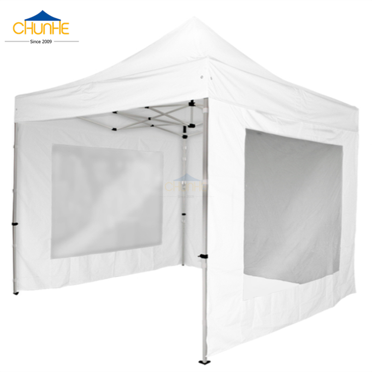 Custom big outdoor tent commercial trade show tent awning tent popup gazebo 10ft x 10ft strong steel frame