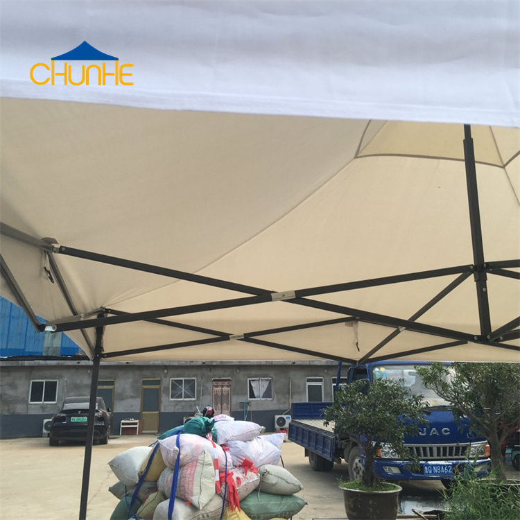 Outdoor exhibition even pop up trade show steel folding tent gazebo for promotion