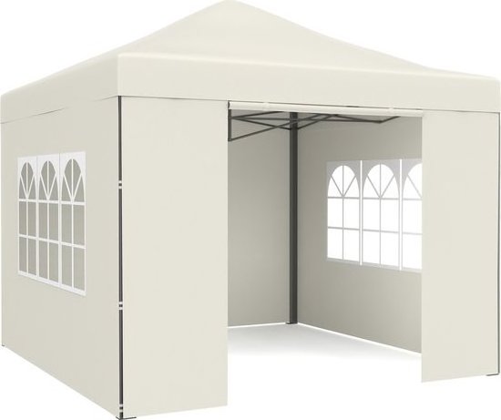 LINYI CHUNHE White 10x10 Waterproof Pop Up Gazebo Printed Canopy Tents Trade Show Canopy Tent