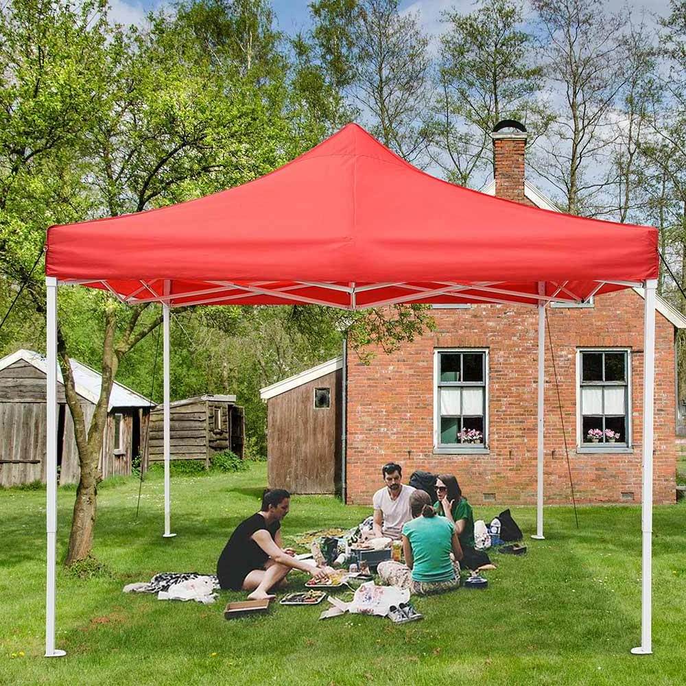 Outdoor advertising tent pop-up folding four - foot waterproof shed four - Angle umbrella telescopic tent