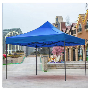 Sunshade outdoor folding telescopic canopy large umbrella square stand with advertising four-legged rainproof tent