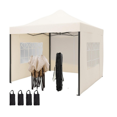 Customized  Trade Show Tent 10x10 Outdoor Gazebo Carpas Folding Tente Pop Up Carpa De Plegable 3x3 With Side Walls