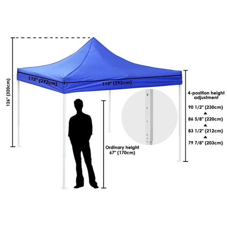 Outdoor custom garden tent market popular car tent rain shade