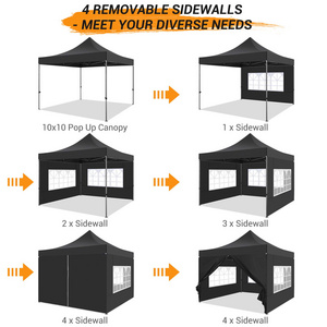 3x3 portable folding Canopy shelter garden kazebo gazibo tent marquee outdoor 10x10 outside tent with net walls