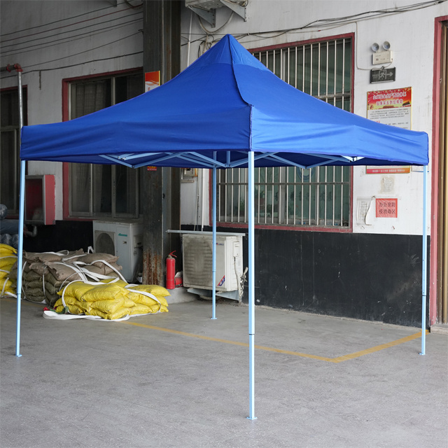 Outdoor stalls with four corners awning square umbrella folding telescopic four-legged advertising tent awning camouflage