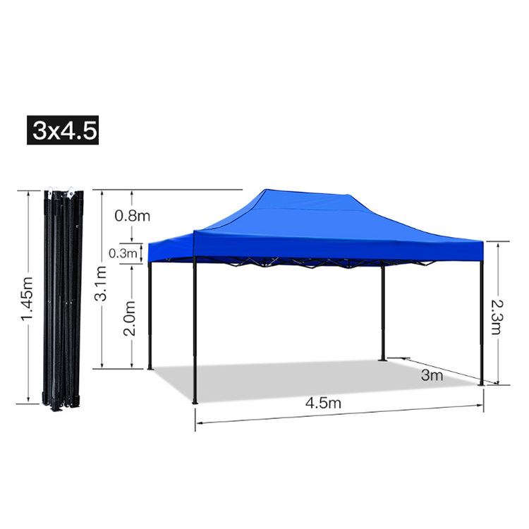 Chunhe 10'x15' Outdoor Canopy install Gazebo Wedding Party Tent with Removable Sidewall