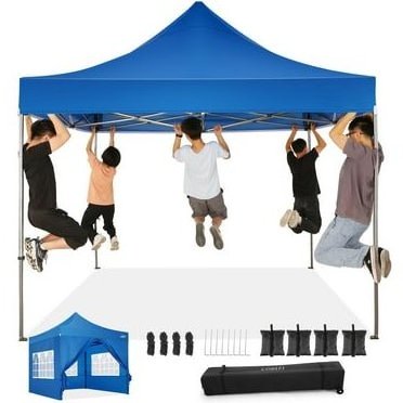 Outdoor advertising folding gazebo for events pop up canopy show tent garden folding tent steel frame with side wall accessories