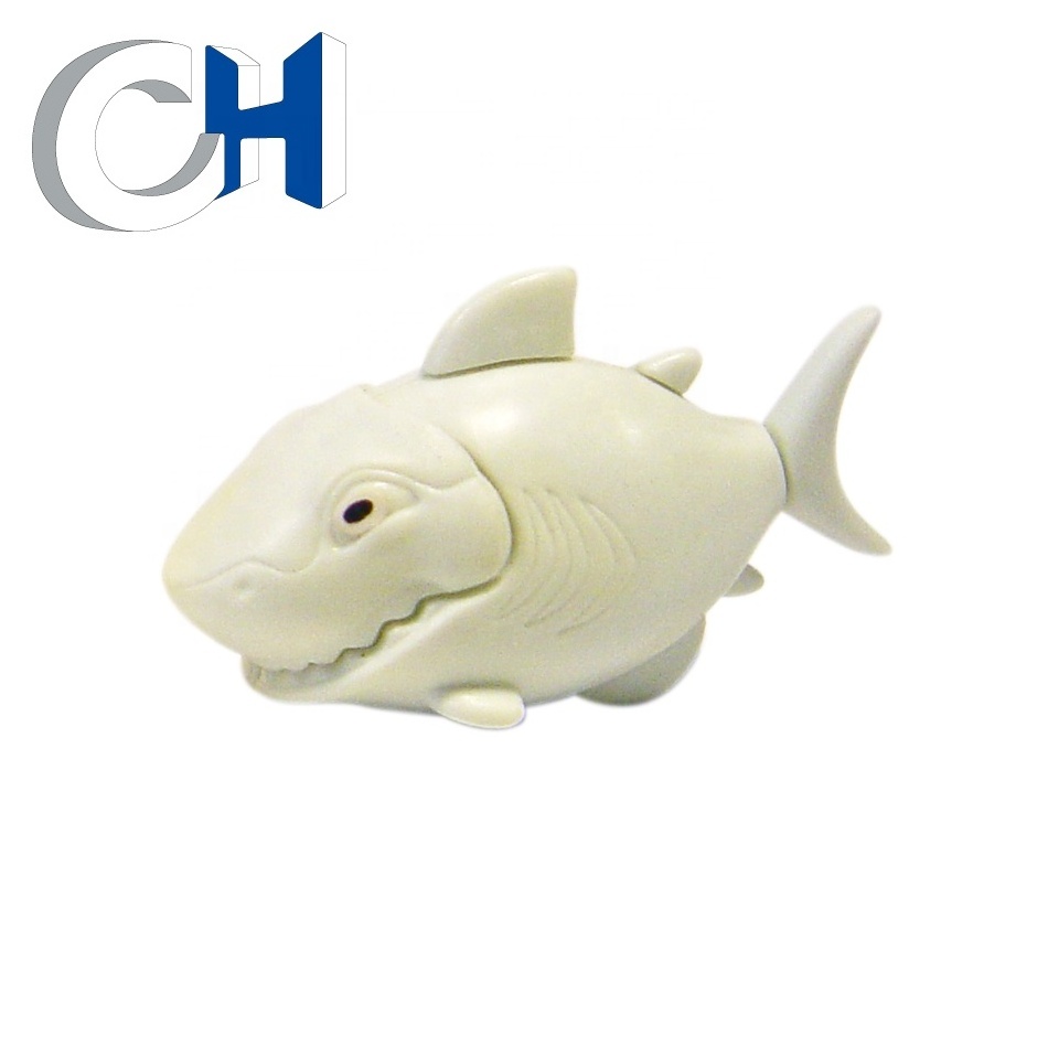 Wholesale Special White Plastic Shark Figurine vending machine egg