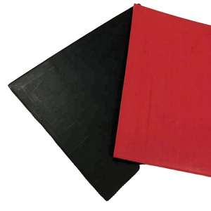 PTFE Plastic Compound Carbon Sheet Red Black Colored