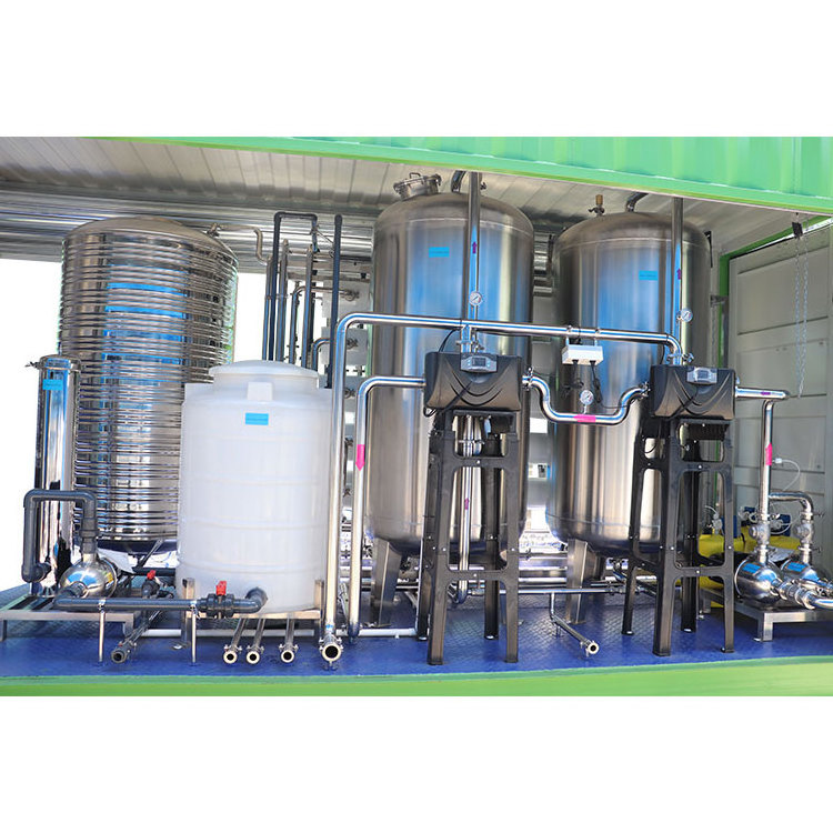 Mobile Potable Container RO Containerized Water Treatment Plant / Equipment / System