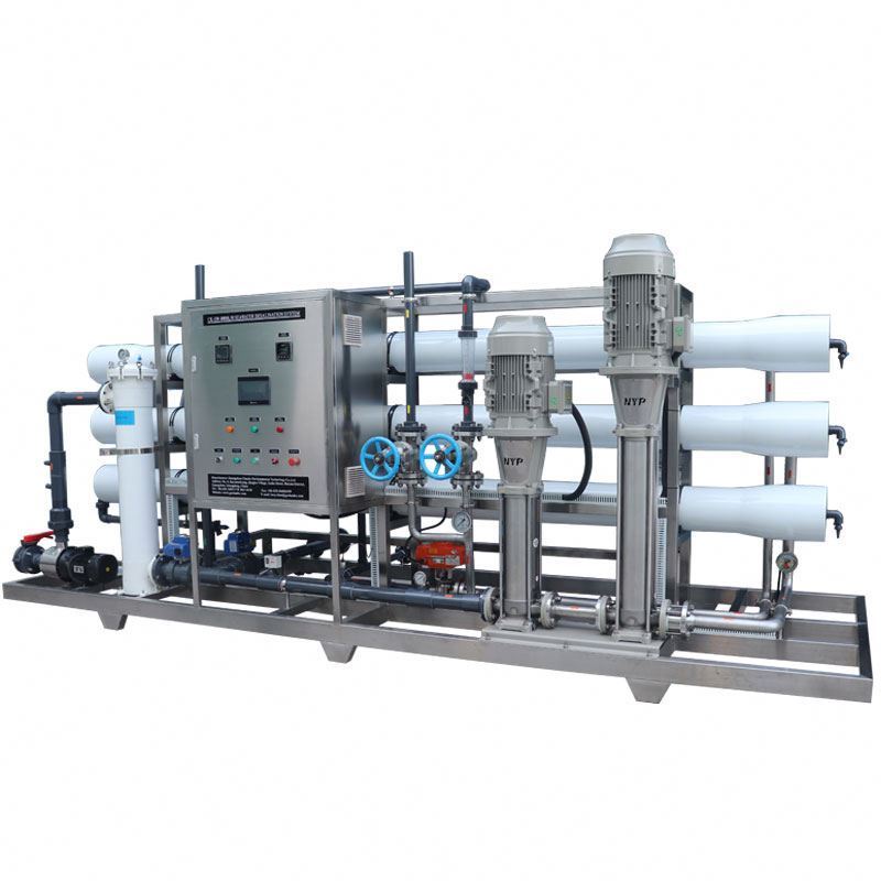 Water station machine water purification reverse osmosis system water treatment plant seawater desalination for boat 8T