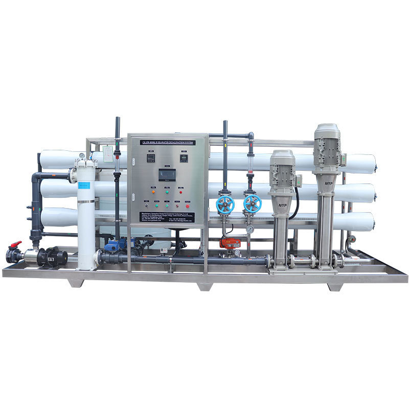 99% desalination desalination for salt water sea water desalination containerized machine led battery use