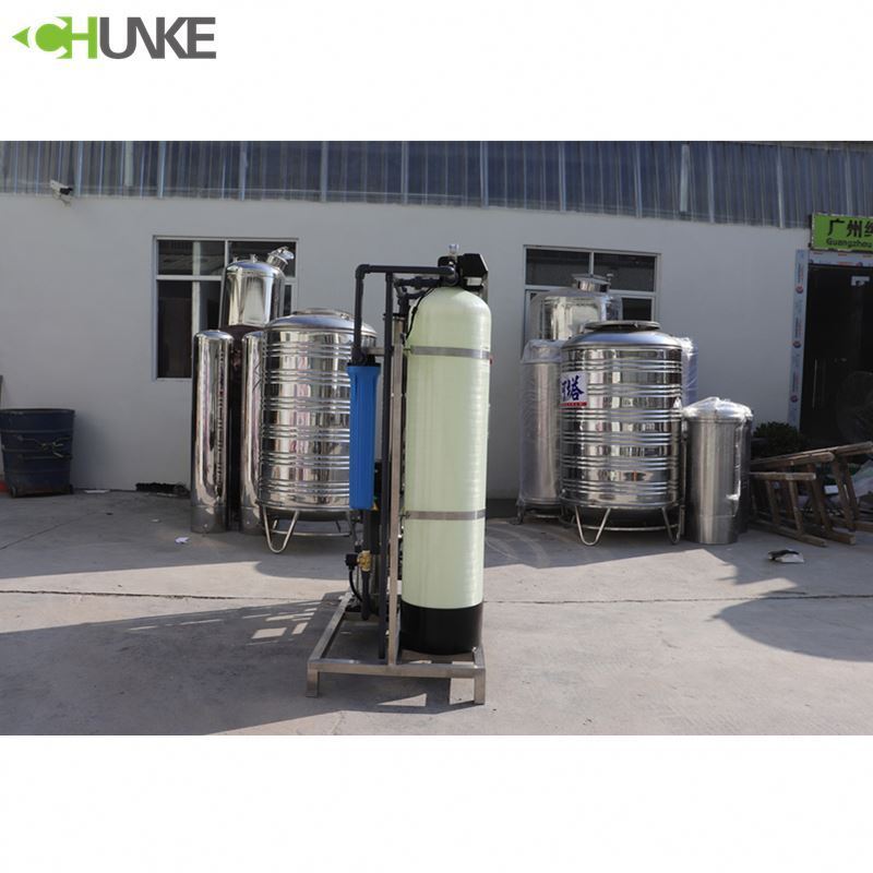 Water reverse osmosis 1 ton 500liter per hour deionized water machine central softener desalination water filter