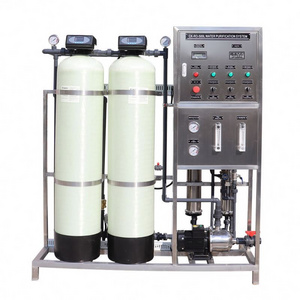 Water reverse osmosis 1 ton 500liter per hour deionized water machine central softener desalination water filter