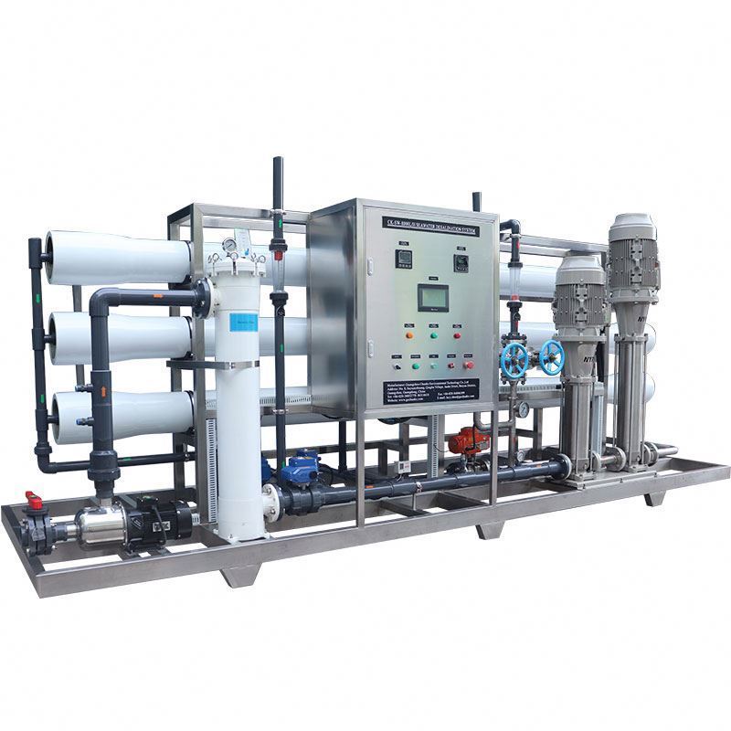 Water station machine water purification reverse osmosis system water treatment plant seawater desalination for boat 8T