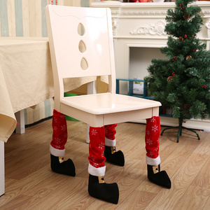 Christmas Chair Socks Leg Cover Protective Anti-slip Table Legs Cover