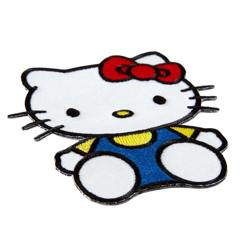 Custom Fabric Hello kitty Embroidered Patch Badges Sew on Embroidery Patches Clothing Woven Patch